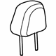 GM 95240818 Headrest, Black