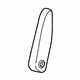 GM 84077691 Armrest, Gray, Passenger Side