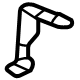 GM 84969779 Air Duct Front Bracket, Rear