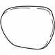 GM 22871485 Mirror Glass, Rear Driver Side