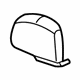 GM 22717734 Headrest, Gray, Rear