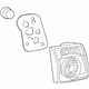 GM 20811960 Backup Lamp, Passenger Side