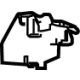 GM 84528583 Side Seal, Rear Driver Side