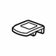GM 22871072 Latch Cover, Brownstone, Rear