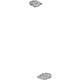 GM 42520214 Air Vent, Driver Side