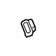 GM 86822953 Coat Hook, Black