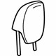 GM 22782394 Headrest, Orange, Front Passenger Side