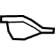 GM 23266737 Gusset, Passenger Side