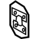 GM 84505343 Rail End, Front Inner Driver Side
