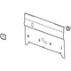 GM 15805185 Rear Trim Panel