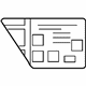GM 15179921 Info Label