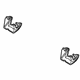 GM 88937053 Lower Hinge, Front Driver Side