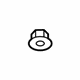 GM 11519559 Sunshade Nut