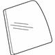 GM 15051799 Moveable Glass, Rear Passenger Side