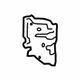 GM 10347138 Lock, Rear Driver Side