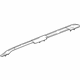 GM 84502845 Side Rail, Black, Driver Side