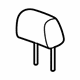 GM 84744278 Headrest, Black, Front