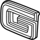 GM 84237676 Emblem, Fuse Red