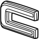 GM 84237676 Emblem, Fuse Red