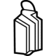 GM 23444107 Puddle Lamp, Passenger Side