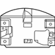 GM 84237374 Object Sensor Bracket, Driver Side