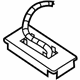 GM 15528758 Courtesy Lamp Retainer
