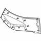 GM 26695726 Side Trim Panel, Black, Front Passenger Side