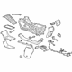 GM 26243936 Center Console, Front