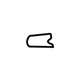 GM 25937917 Filler Panel Reinforcement, Rear Passenger Side