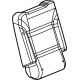 GM 85112568 Seat Back Cover, Black, Rear Passenger Side