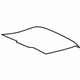 GM 84094421 Stripe Tape, White, Rear