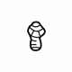 GM 12474220 Compartment Screw