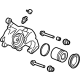 GM 13522581 Caliper, Red Caliper, Rear Passenger Side