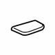 GM 22992436 Track End Cover, Black