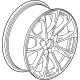 GM 84763001 Wheel, Alloy, Rear
