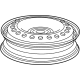 GM 26462394 Spare Wheel, Rear