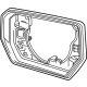 GM 87845727 Bezel, Rear Driver Side