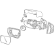 GM 85647635 Mirror Assembly, Black, Rear Driver Side