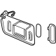 GM 84388102 Sunvisor, Gray, Driver Side