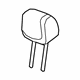 GM 84747917 Headrest, Black
