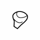 GM 22803819 Finish Molding Clip, Rear Upper