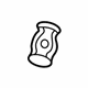 GM 22905125 Finish Molding Trunion, Rear