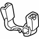 GM 22678008 Center Seat Belt, Black, Driver Side