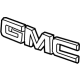 GM 23400421 Emblem, Black; Red