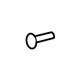 GM 11519109 Side Molding Bolt, Upper, Rubber