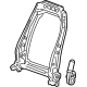 GM 13522092 Seat Back Frame, Front