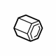 GM 13450276 Wheel Nut Cap, Front Rear