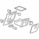 GM 15923168 Console Assembly, Gray, Front
