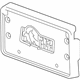 GM 84328532 License Bracket, Front
