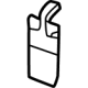 GM 84161358 Latch Cover, Jet Black, Rear